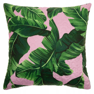 45 x 45 Decorative Quilted Planta Green Pillowcase