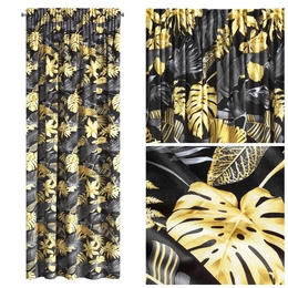 Curtain 140 x 270 Decorative Velvet Bler Cz+Mu