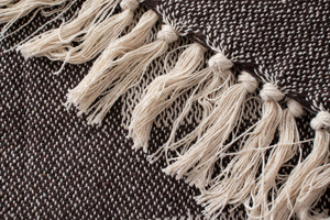 150 x 200 Cotton Boho Aredo 11 Brown Blanket