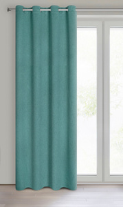 Amaro Blackout Curtain 140 x 250 Turquoise