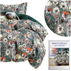 Bedding 160 x 200 3pc Satin Cotton No. A1621