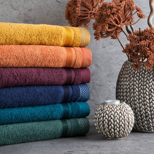 Towel 100x150 Bath Frotte Abbie 06 Orange