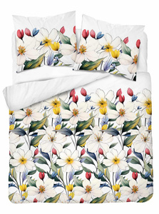 Bedding 220 x 200 3pc Vicenza Cotton pattern 5774A