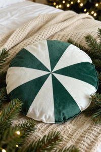 Pillow 38 x 38 Christmas Candy Green