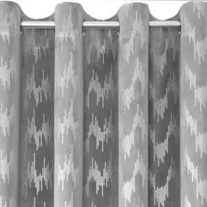 Velvet Curtain Bianca 140 x 250 Spun Grey