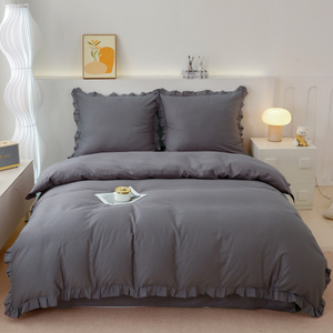 Bedding 140 x 200 2pc Cotton with Ruffles Lynda 04