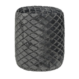 Luxima Decorative pouf height 45 Romby Graphite