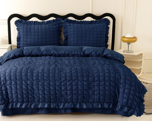 Bedding 160 x 200 3 pcs Kora with Ruffle Gavin 01