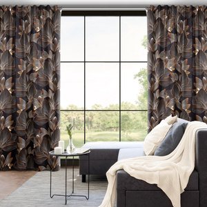 Curtain 140 x 270 Decorative Larisa Black