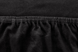 Jersey sheet with elastic 002_D Black 180x200