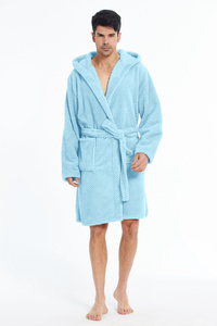 Microfiber Bathrobe with Hood Miguel 01 M