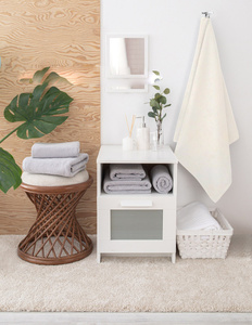 Set of towels 6pcs Tamara Cream 50x100