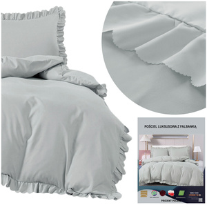 Bedding 160 x 200 3pc with valance Jowita 09