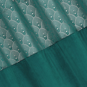 Curtain 140 x 250 Decorative Drawstring Agnes Turquoise