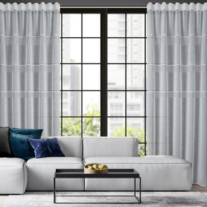 Decorative Curtain Ines 140 x 270 Tape White