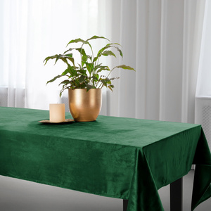110 x 160 Decorative Velvet Soft Bottle Tablecloth