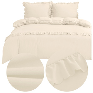 Bedding set 220 x 200 3 pcs with Ruffles Maximo 02