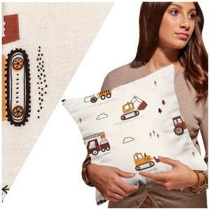 Cushion cover 40 x 40 Cotton for Belluno 254 Pillow