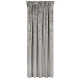 Curtain 140 x 300 Decorative Velvet Nadia Silver+Gold