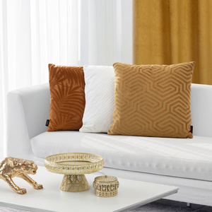 Decorative Velvet pillowcase 40 x 40 Inga C.Turquoise