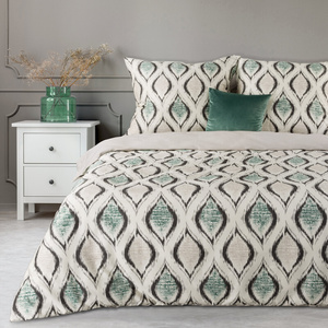 Bedding 220 x 200 3pc Satin Cotton Spring 12