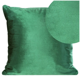 Velvet pillowcase Samanta 40 x 40 C.Green