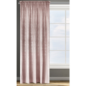 Curtain 140 x 270 Decorative Velvet Cyprus Powder