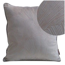 Goja Velvet Pillowcase 40 x 40 Silver 40 x 40 Grey