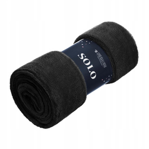 150 x 200 Microfiber Solo Blanket Black