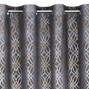Curtain 140 x 250 Decorative Velvet Areta Steel