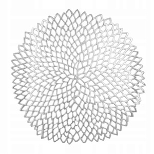 Sunset Round Decorative Pad fi 38 Silver