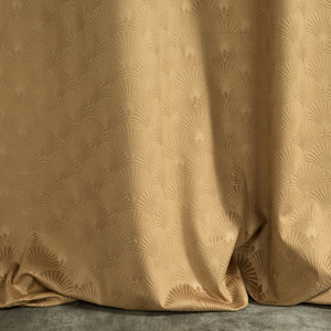 Velvet Juliet Curtain 140 x 250 Spun Yellow