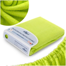 Terry sheet with elastic 052_D Lime 200x220