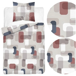 Bedding 140 x 200 2pcs Asti Satin Cotton 5487B