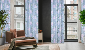 Curtain 140 x 250 Decorative Flora Przel Sre+Fio