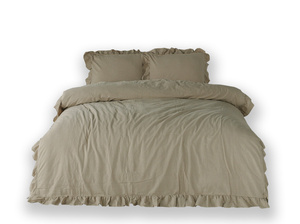 Bedding 220 x 200 3pcs Stonewashed Oxford Cotton