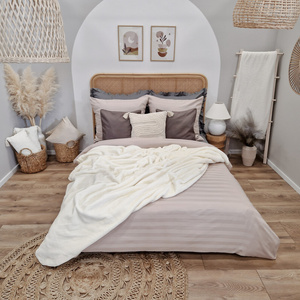 Blanket 200 x 220 Acrylic Solid Warm Yasemin 08