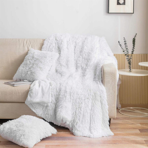 70 x 150 Italian Fur Yeti White Blanket