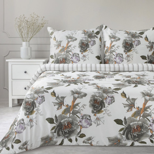 Bedding set 140 x 200 2 pcs Satin Cotton Spring 39