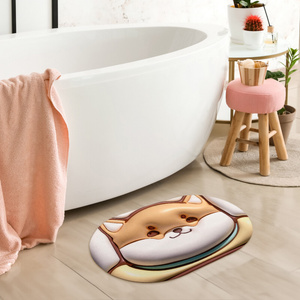 3D anti-slip absorbent bathroom mat Magic 10