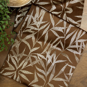 35 x 140 Decorative Velvet Blink15 Brown Runner