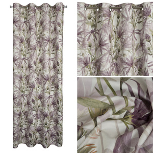 Curtain 140 x 250 Decorative Velvet Tessa B+Violet