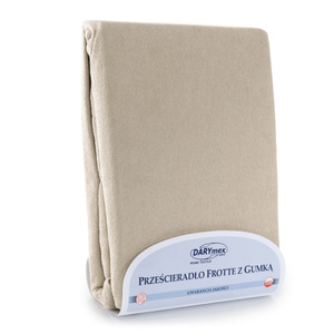 Terry sheet with elastic 032_C Light Beige 60x120