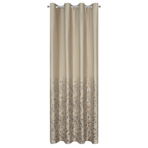 Curtain 140 x 250 Velvet Eyelets Tori Beige
