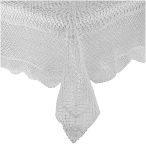 Tablecloth 85 x 85 Crochet Pattern 021 White
