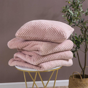 Blanket 200 x 220 Microfiber Jacquard Monte Powdered