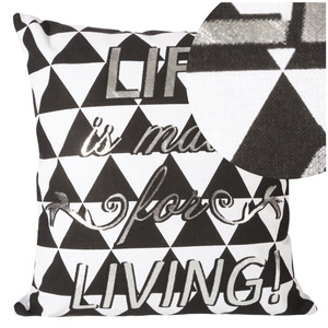 Decorative pillowcase Nela/2 40 x 40 Black