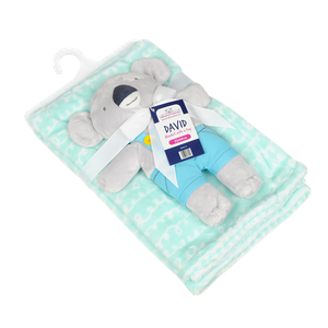75 x 100 Baby David Blanket + Koala Mascot