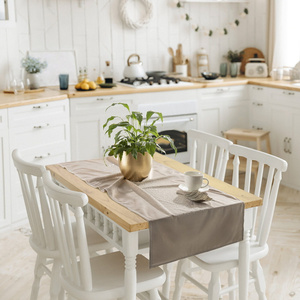 Runner 60 x 120 Decorative Velvet Shiny Beige