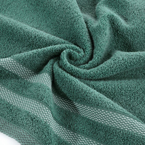 Riki Bath Towel (07) 70 x 140 Bottle Green